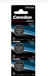Pila Litio CR2430 3 V Camelion blíster 5 pilas
