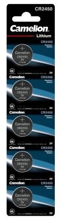 Pila Litio CR2450 3 V Camelion blíster 5 pilas