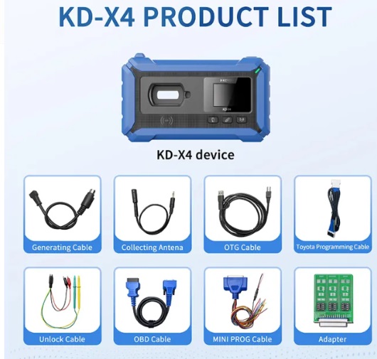 Programador de llaves KEYDIY KD-X4
