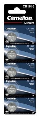 Pila Litio CR1616 3 V Camelion Blíster de 5 pilas