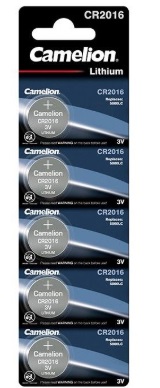 Pila Litio CR2016 3 V Camelion Blíster de 5 pilas