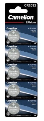 Pila Litio CR2032 3 V Camelion Blíster de 5 pilas